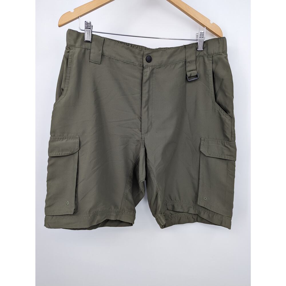 EUC Authentic Boy Scouts of America Dark Green Cargo Shorts 34 Inch Waist